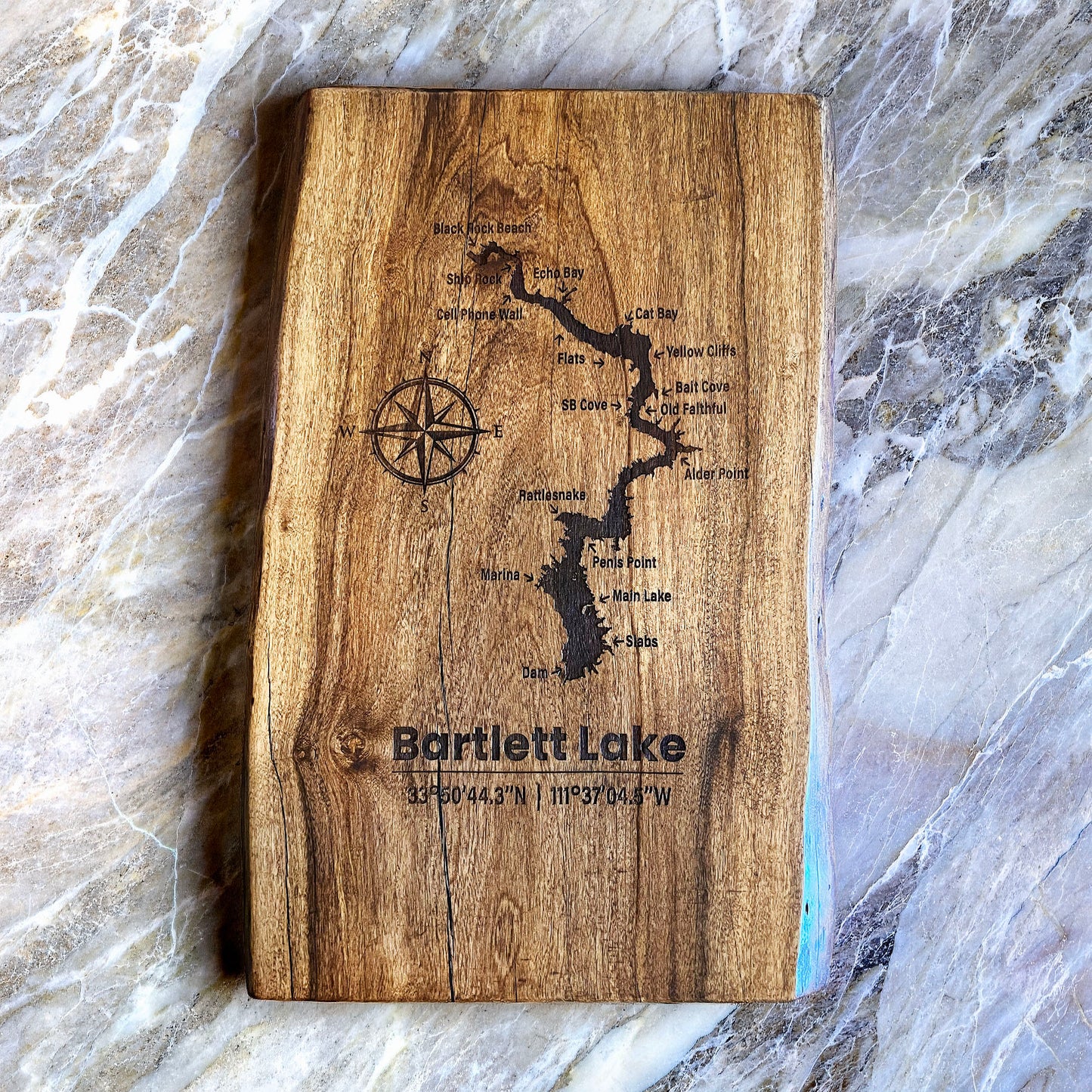 Live Edge Bartlett Flats Cutting Board